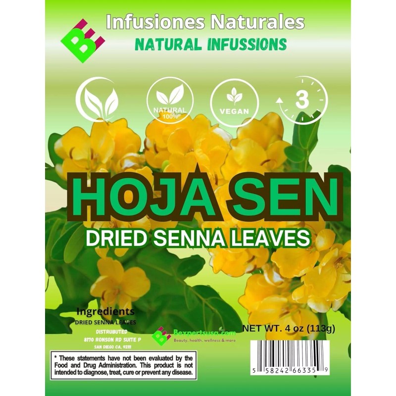 B-Experts Hoja de Sen Té (Senna Leaf Tea Natural) Net