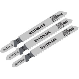 Multiblade 3 x 75mm Standard Wood Jigsaw Blades