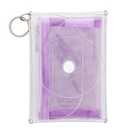Sunstar Stationery Pouch Clear Mini Mitte Light Purple S2321629