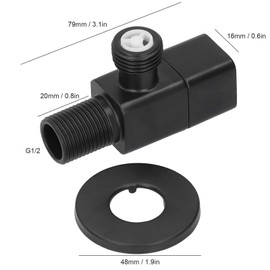 Angle Control Valve Angle Valve Angle Stop Valve Cubic Valves Universal Rotary Angle Valves Square Valves All Copper for Central Radiator and Towel Rail