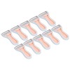 10Pcs 2 in 1 Kitchen Peeler Stainless Steel Potato Vegetable