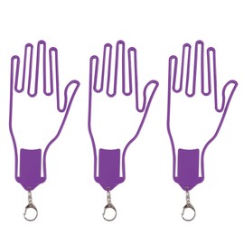 Hiro World Trade Golf Glove Dryer Glove Hanger Gloves Work Gloves Drying (Purple 3 Pieces)