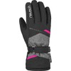 Reusch Women's Extra Warm Waterproof and Breathable Ski Gloves, Blck/Blck