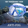 Diving mask Anti-Fog Swimming Snorkel mask Suitable for Adults Scuba
