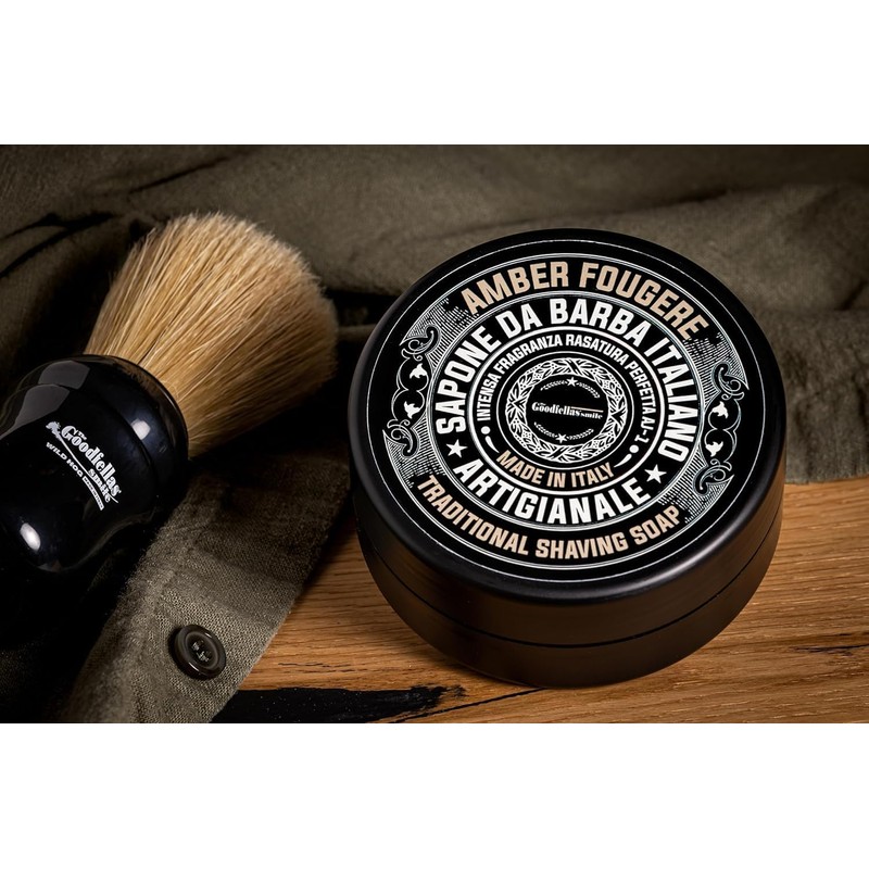 Luxury Shaving Soap Amber Fougere – Afeitado Suave con Lavanda