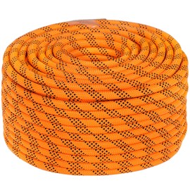 Happybuy Polyester Rope 7/16" x 200', Heavy-Duty Load and Pulling Rope, 8400 lbs Breaking Strength, Durable for Outdoor Use