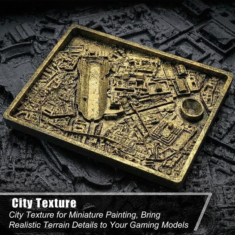 Dry Brush Palette for Miniature Painting,Urban Textures