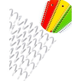 Pack of 20 Plastic Binder Rings 30-Hole Loose Leaf Plastic Hole Loose Leaf Plastic Binding for A4 Paper (13 mm x 30 Transparent)