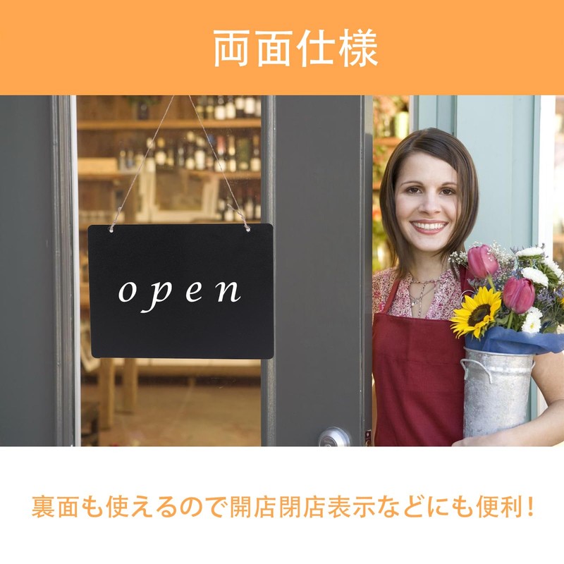 Pure Seek Chalkboard Chalkboard Wall Hanging Stylish Double Sided Black