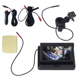 Baby Car Camera Adjustable Clear Bright Wide View Rear Facing Seat Camera for Infant 5.0in