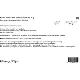 Nutrex Hawaii, Pure Hawaiian Spirulina, 142g Vegan Powder, Lab Tested, Gluten-Free, Soya-Free, Vegetarian, Non-GMO