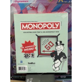 FanRoll by MDG Factory Sealed Monopoly Dice Tray and Mr. Monopoly Dice Bundle