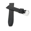 Bandini Womens Italian Leather Watch Strap - Black - Lizard