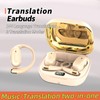 Voice Translator Earbuds, Real-time Translation in 144 Languages with Bluetooth