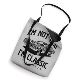I'm Not Old I'm Classic Funny Classic Car Owner Born 1986 Tote Bag