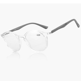 BLUEMOKY Reading Glasses for Men and Women: Blue Light Round Classic Eyeglasses - Computer Readers Glasses 1.50x