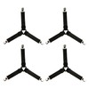 Bojueshaw 4pcs Bed Sheet Clips,Adjustable Bed Sheet Holder Strap,3 Way