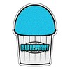 Blue Raspberry Flavor Italian Ice Decal Shaved ice cart