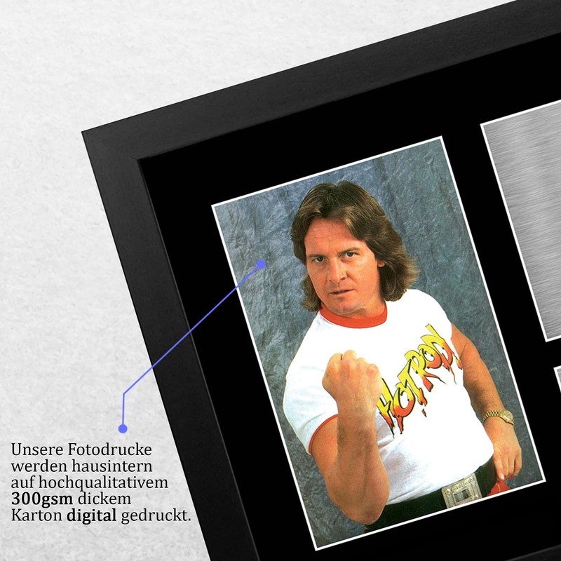 HWC Trading FR A4 Rowdy Roddy Piper Gifts Printed Autograph