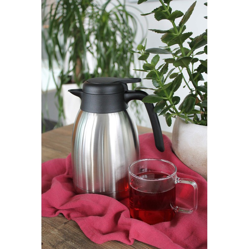 TRINKBASIS Insulated Jug 1.5 L - Double-Walled Stainless Steel Thermos