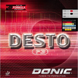 DONIC Rubber Desto F3, options 2.3 mm, red