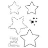Woodware JGS869 4" x 6" Clear Photopolymer Clear Stamp Set