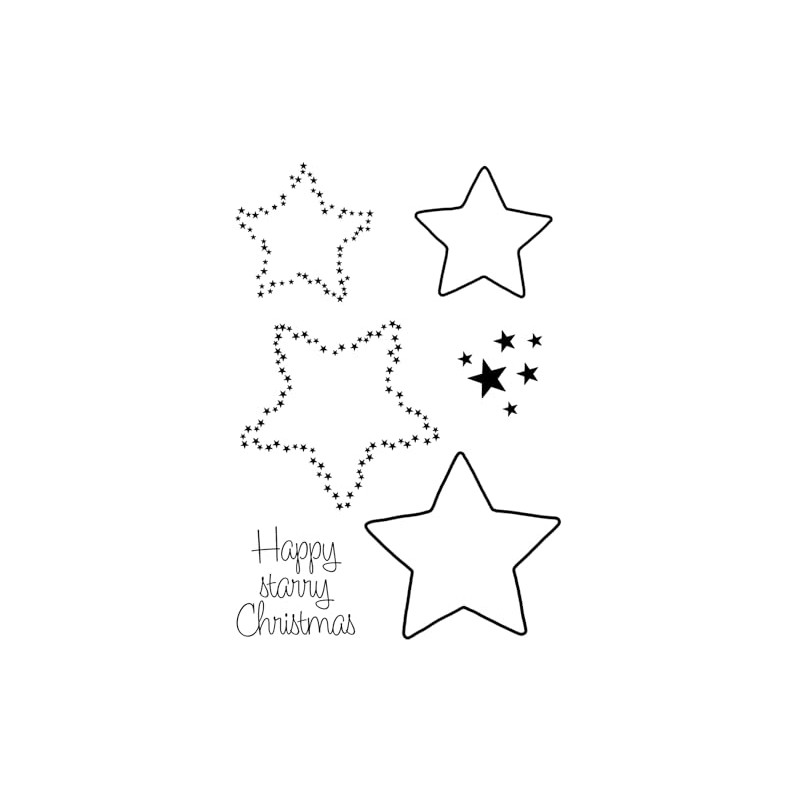 Woodware JGS869 4" x 6" Clear Photopolymer Clear Stamp Set