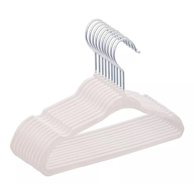 Exhivit Ganchos De Terciopelo 50 Pzas Para Niño(a) Antideslizante