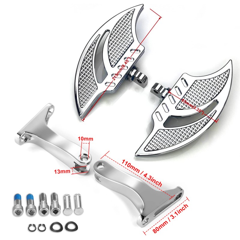 Happy- Motor Motorcycle Blade Rear Pedal Floorboard Heel Toe Shift