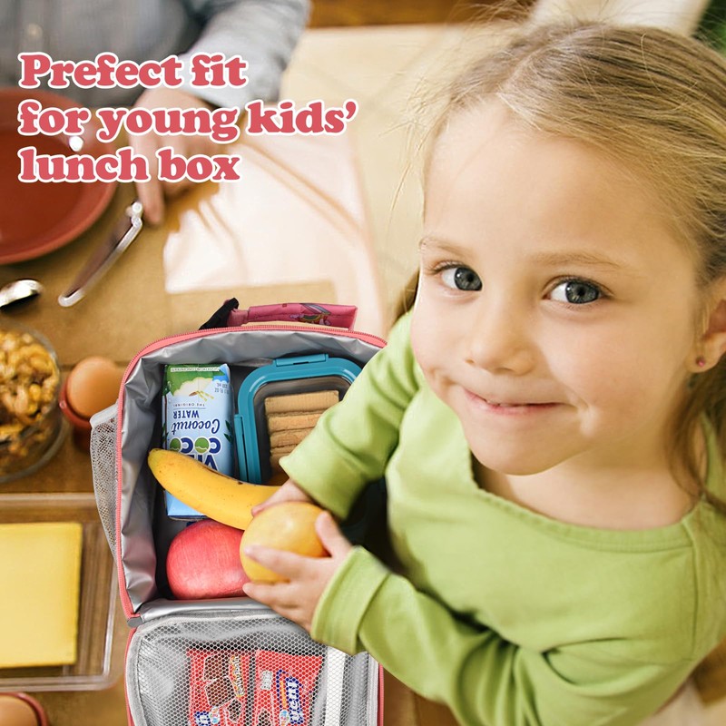 CaCTOUR Lunch Box Kids,Premium Insulated Lunch Bag for Girls Boys,Soft