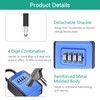 ORIA Key Lock Box, 4 Digit Combination Key Storage Lock