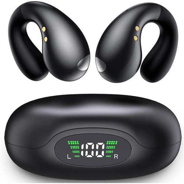 Open Ear Bone Conduction Headphones - Enhanced Comfort Wireless Bluetooth