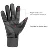Grey Gloves for men winter Large