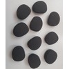 20 Black Gas Fire Pebbles. Made in UK Suitable for