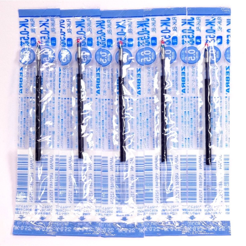 Zebra JK-0.5 Blue Ink Refill (RJK-BL), 0.5mm, for Sarasa Multicolor