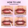 Kaely 2-in-1 Dark Bronze Metallic Lipstick and Lip Liner, Shimmer