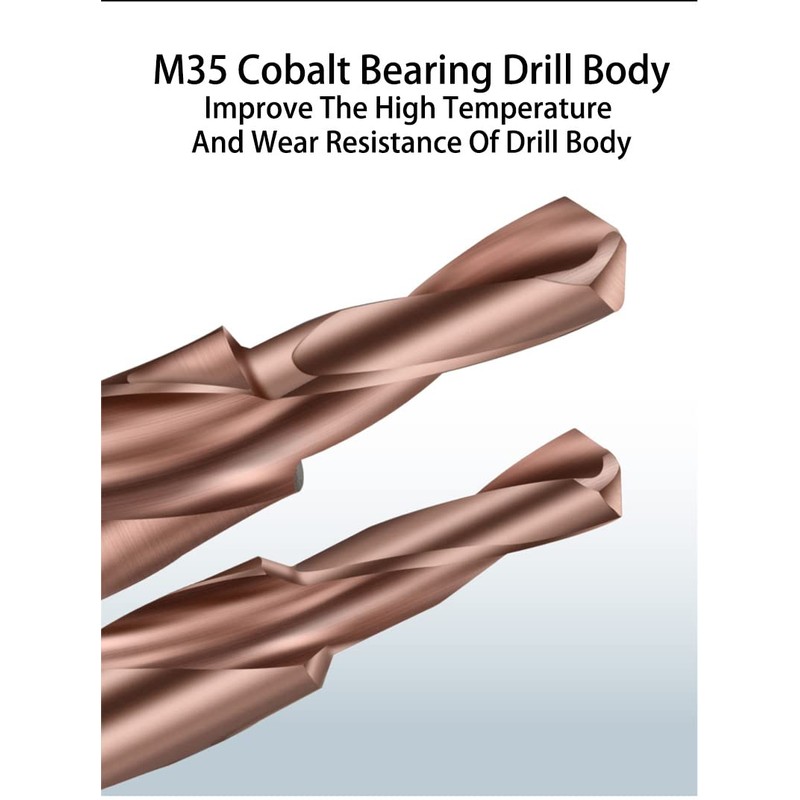 M35 HSS-CO Cobalt Two Stage Step Drill Bit Screw Counterbore