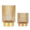 DASITON Makeup Brush holder Organizer,Crystal Cosmetic Makeup Brush Glass Brushes