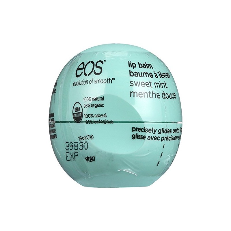 eos Bálsamo labial Sweet Mint Sphere, 0.25 oz