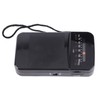 Portable AM FM Radio Black Color Headset Pluggable Built in