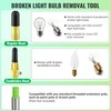 Dreyoo Broken Bulb Changer for High Ceilings, Light Changer for