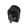 Ranbo Frameless Swinging Door Floor Bolt Lock, No-Drill, 304 Stainless