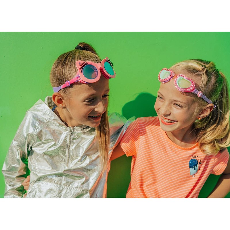 Bling2o Pawdry Pink N Boots Unisex Kids Swim Goggle Size