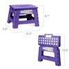 ACSTEP Acko Folding Step Stool Portable Collapsible Plastic Step Stool,9