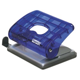 Rapid 21162901 EC10 X-Ray Hole Punch, 20 Markings with Format Sheets, Guide Bar, Sea Blue Transparent, Metal
