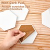 Zopeal 96 Pcs Ceramic Tiles for Crafts Coasters Include Unglazed
