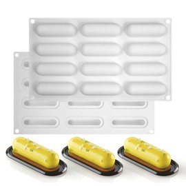 Molde redondo de silicona de grado alimentario hecho a mano, molde de silicona para jabón, resistente a altas temperaturas, fácil liberación (redondo B_7.32 x 7.32 x 1.8 pulgadas)