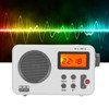 Radio Reloj Despertador, Subwoofer Am/FM Portátil Radio HiFi con Antena,