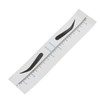 150PCS Eyebrow Stencil Ruler Clear Scale Transparent Eyebrow Shape Positioning