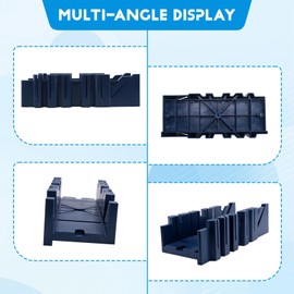 Tekiaviai Miter Saw Cabinets Wood Cutting Clamping Miter Saw Box Wood Gypsum Oblique Angle Cutting Tool Easy to Use S